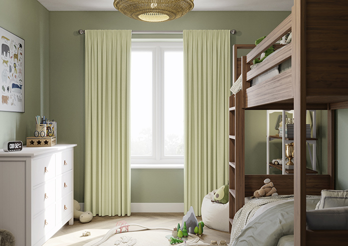 Harris, Beryl Green - Made to Measure Curtains - Image 3